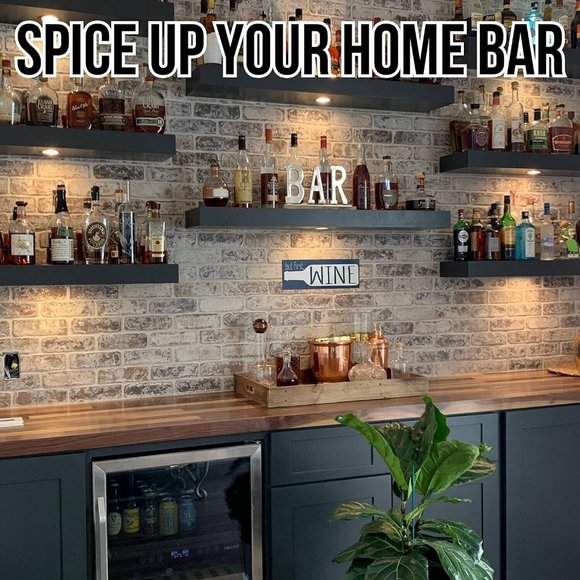 "But First,Wine" - Made from Solid Knotty Pine & Distressed Wood - Funny… - Picture 3 of 3